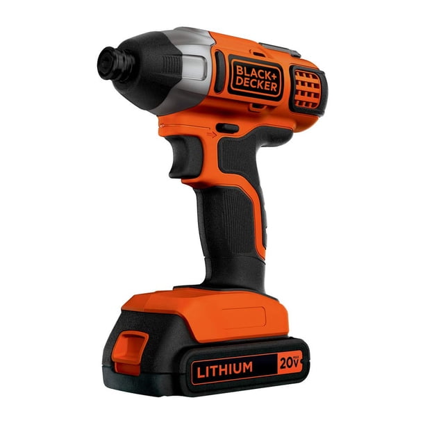 Destornillador de impacto inalámbrico BLACK+DECKER 20V MAX POWERCONNECT