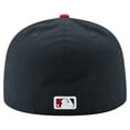 thumbnail image 4 of Men's-New Era  Navy/Red Washington Nationals 20th Anniversary 59FIFTY Fitted Hat, 4 of 4