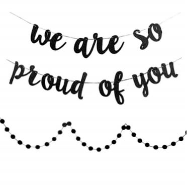 graduation decorations 2025, We are So Proud Of You Banner, graduation party supplies Congrats Banner graduation banner