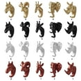 thumbnail image 5 of Wall Decoration Home Accessories Living Room Hanger Resin Animal Wall Hanger Key Kitchen Coat Clothes Towel Hooks Handbag Holder gold Rhino, 5 of 9