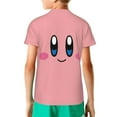 thumbnail image 6 of Kirby Kids T-Shirt 3d Printed Graphic T-Shirts Boys And Girls Short Sleeve Shirts For Youth Kids X-Small, 6 of 7