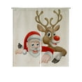 thumbnail image 1 of Cortina Noren ABPHQTO de Navidad con Reno 85x90 cm, 1 of 1