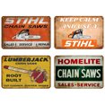 thumbnail image 1 of Kit Pintura Hierro Rectangular Placa Metal Vintage Motosierra 30x20cm 4 Uds., 1 of 9