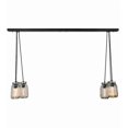 thumbnail image 5 of Meyda 145076 48 in. Mason Jar 6 Light Island Pendant, Textured Black, 5 of 7