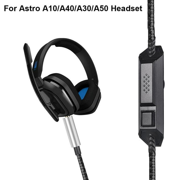 Audio Cable Headset Extension Cord Mute Volume Control With Microphone For Astro A10 0 A30 A50 Walmart Com Walmart Com