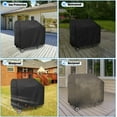 thumbnail image 4 of Charcoal Grills Cover for CC1830 30 Barrel Charcoal Grill, Waterproof Outdoor BBQ Grill Cover Barbeque Grill Cover(Black), 4 of 7
