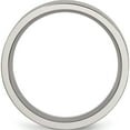 thumbnail image 2 of Titanium Brushed And Polished 8mm Grooved Band (Size 6.5) Made In China tb203-6.5, 2 of 5