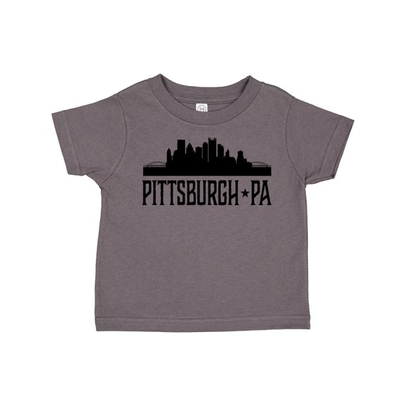 Inktastic Pittsburgh Pennsylvania City Skyline Boys or Girls Toddler T-Shirt