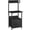 Black, variant on Printer Desk Rustic Brown,black 3 Tier Storage Stand for A4/Letter Files Office Use