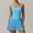 lake blue, variant on VoleFox New Two-Layer Tennis Skirt Built-in Lining Anti-Slip Workout Pocket Pleated Sports Dress for Women Gym Athletic Wear