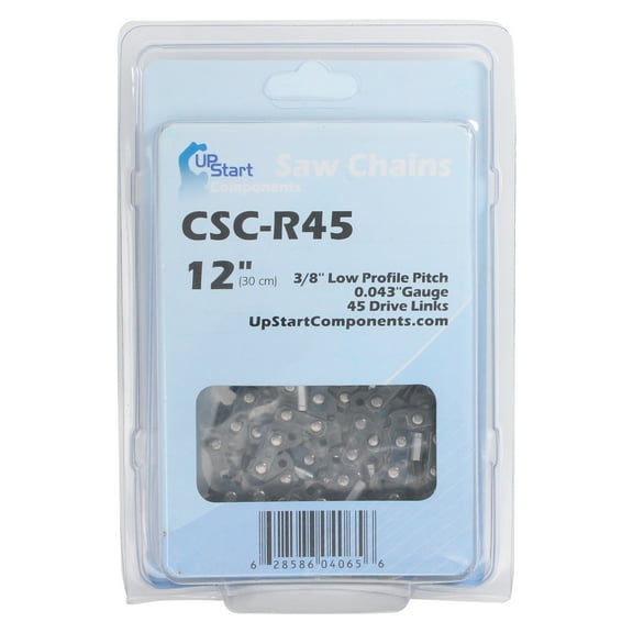 12-Inch Chainsaw Chain Replacement for Makita XCU04 - (12", 3/8", .043", 45 Drive Links)
