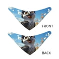 thumbnail image 3 of Rateoe Joyful Animated Bird Print Pet Scarf for Dogs and Cats – Stylish Reflective Design, Breathable & Durable Pet Bandana with Quick-Release Buckle-Medium, 3 of 5