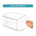 thumbnail image 3 of Paquete de 2 cajones de almacenamiento organizadores apilables, Organizador de baño acrílico, Caja de almacenamiento de plástico transparente, 3 of 5