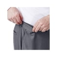 thumbnail image 4 of Haggar Men's Big & Tall Cool 18® Htr. Solid Pleat Pant Classic Fit 41714276486, 4 of 7
