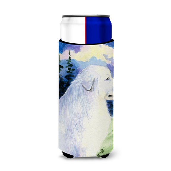 Caroline's Treasures SS8980MUK Great Pyrenees Ultra Hugger for slim cans, Slim Can, multicolor