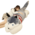 thumbnail image 3 of The Best Companion Toy for Children Is The Giant Husky Plush Toy. The Super Soft Sleep Pillow Is A Growth Gift for Children, 3 of 5