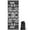 Black and White, variant on Black Geometric Pattern Hot Yoga Mat Towel Non Slip for Hot Yoga - Quick-Drying Yoga Mat Cover with 4 Corner Pockets with Travel Bag - Hot Yoga Towel Non Slip Grip Moisture Wicking Sweat 70"x26"