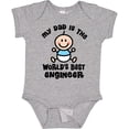 thumbnail image 3 of Inktastic Worlds Best Engineer Dad Boys Baby Bodysuit, 3 of 5