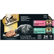SHEBA Perfect Portions Wet Cat Food Variety Pack, 1.32 oz Trays (12 Pack)