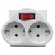 thumbnail image 5 of EU Standard Multiple Plug 250V 16A Double Socket Conversion Socket with Outlet Switch Plug Power Adapter Socket EU Plug, 5 of 5