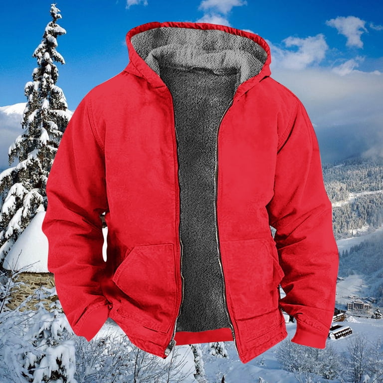 Fleece Hoodies For Men Heavyweight Winter Full-Zip UK | Ubuy