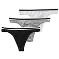thumbnail image 1 of Baywell 3 Pieces Thongs for Women, Seamless Thongs for Women, Thong Underwear for Women, No Show Thongs for Women, 1 of 4