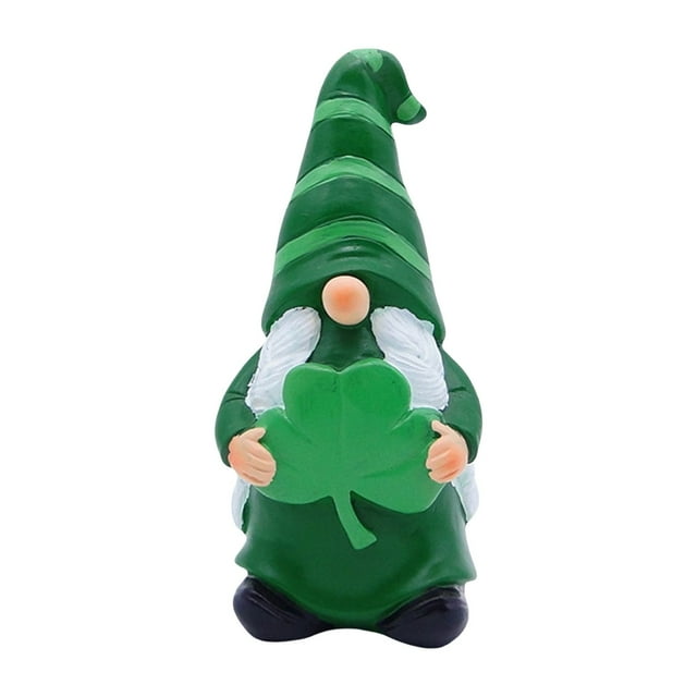 St Patricks Day Figurine 7 Inch Green Figurine Luck Green Figurine For Home Table Christmas Bundle Decorations Middle Finger Large Offering Hands Sculpture Christmas Ornament Handmade Statue Indoor