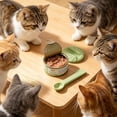 thumbnail image 6 of Reusable Silicone Pet Food Can Lids with Opening Spoon, Cat Dog Wet Food Cover Set with Foolproof Lid, Refrigerator Freshness for Canned Storage, 1.38" x 3.54" x 5.12", KTFgvq, 6 of 6