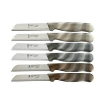 SMI Paring Knife Set, 6 Pcs Serrated Edge Kitchen Knives, 8.5 cm, Solingen Germany