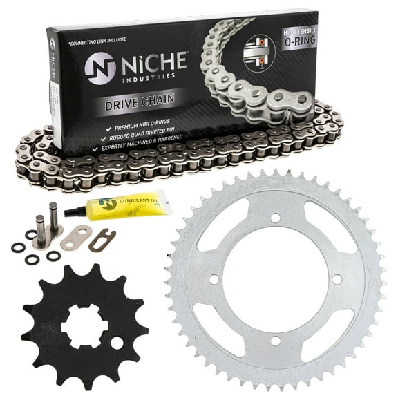 Niche Sprocket Chain Set for Kawasaki KX100 13/51T 428 O-Ring Motorcycle MK1004386