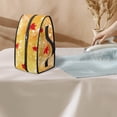 thumbnail image 3 of HELLHERO Maple Leaf Musical Note Dustproof Travel Iron Storage Bag 11.8x6.69x5.5 Inches Polyester, Bag Only, 3 of 6