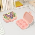 thumbnail image 7 of Diamond Painting Kit Storage Box, Purple Butterfly Creative Craft Box for Small Item Organization Multifunctional Gift for Craft Enthusiasts, 7 of 7
