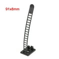 thumbnail image 5 of Clips de Cable Autoadhesivos Ajustables Negros de 91x8mm Organizador de Cables para Cableado Eléctrico Paquete de 25, 5 of 5