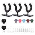 thumbnail image 3 of Ganchos para guitarra Nikou 3 piezas Accesorios instrumentos musicales, 3 of 9