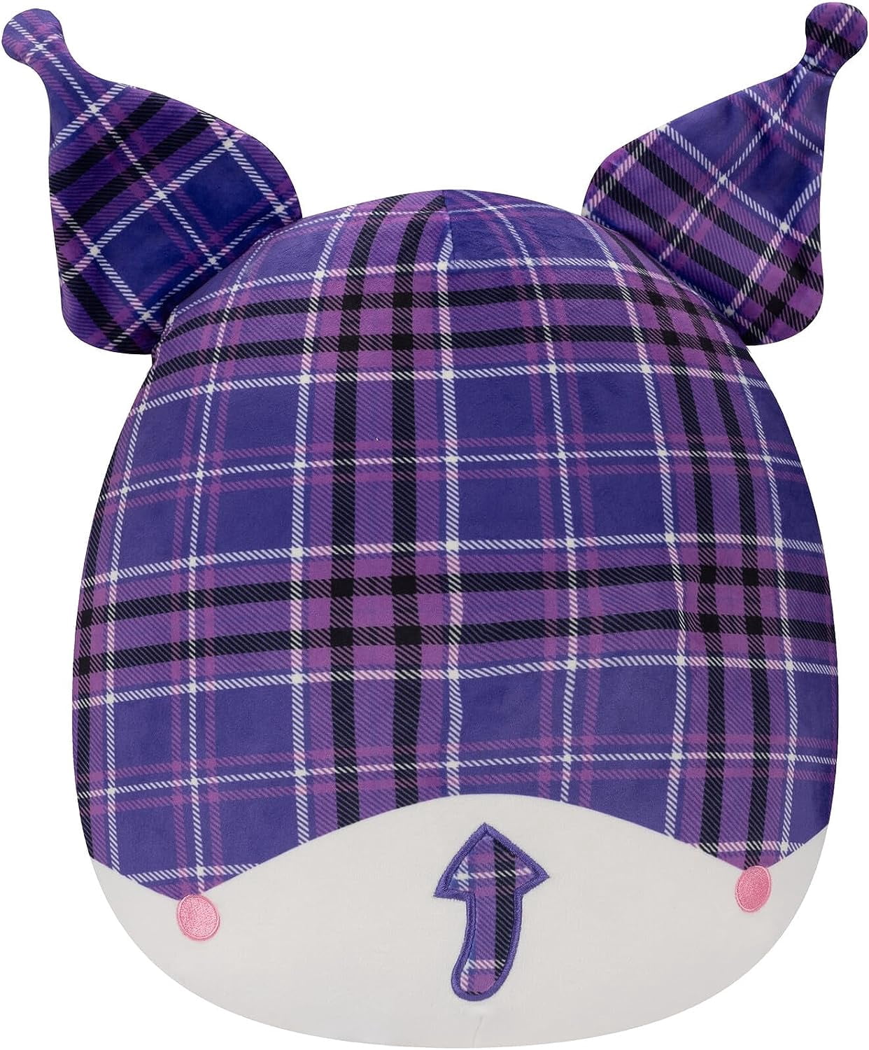 Squishmallow Official Kellytoys 14 Inch Purple Plaid Kuromi Plush