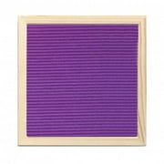 BE-TOOL Felt Changeable Letter Board Wooden Message Board with Letter Stickers for Home Restaurant Wedding Decorations Size 10*10 inch, Purple