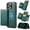 Green, variant on For iPhone 16 Pro Max 16Plus 16Pro Phone Case Wallet Case with Card Holder Magnetic For iPhone 16 Pro Max Leather Phone Cases