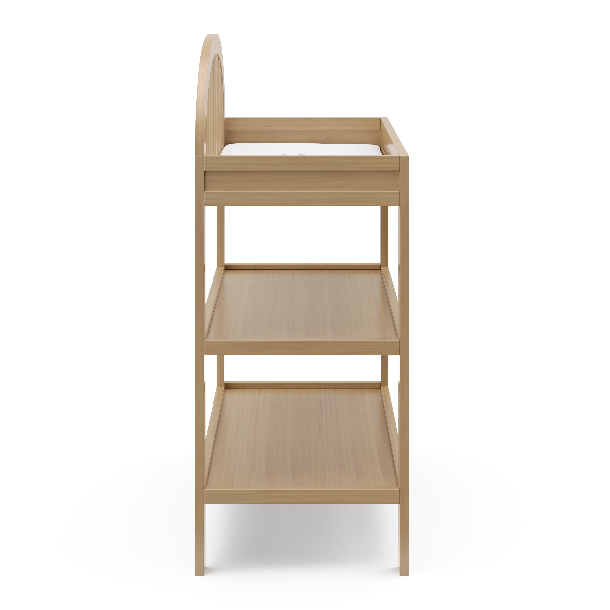 Graco Olivia Infant Wood Changing Table with Changing Pad, Driftwood