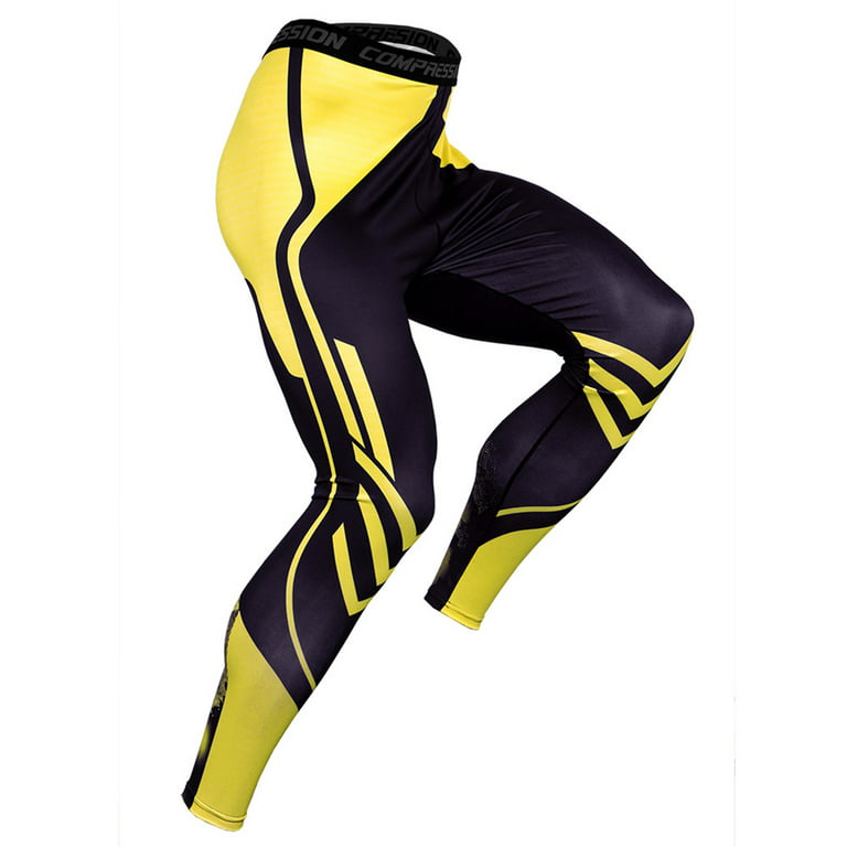 Men's Compression Pants Tights Leggings Sports Baselayer Running Active Yoga  Thermal Winter 