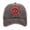 Style4, variant on Unisex Round Icon Superhero Printed Baseball Cap Washed Cotton Sunshade Curved Brim Hat Birthday Novelty Gift