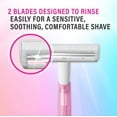 thumbnail image 6 of BIC Twin Select Silky Touch Women's Disposable Razor, 14 Count, 6 of 6