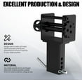 thumbnail image 3 of AOILE Trailer Stake Pocket Winch, 16,200 LBS Capacity Heavy-Duty Steel Winch with 4 Cotter Pin Holes, sui ts 5" Stake Pockets for Flatbed Truck Tie-Downs, 2–8 Pack, 3 of 7