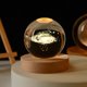 thumbnail image 1 of Bola de cristal LED NQ 3D galaxia grabada 8 CM luz de noche, 1 of 1