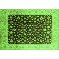 thumbnail image 1 of Ahgly Company Indoor Rectangle Oriental Green Industrial Area Rugs, 7' x 9', 1 of 4