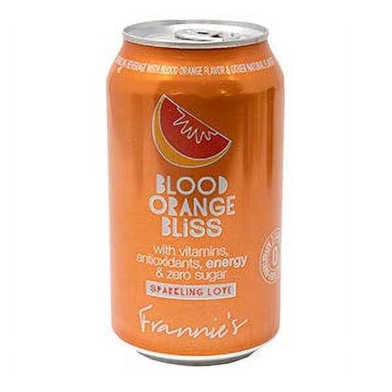Frannie's Flavored Carbonated Drink: Blood Orange Bliss, Zero