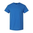 thumbnail image 5 of Gildan Light Cotton Short Sleeve T-Shirt, Modern Classic Fit Crewneck Tee for Men, Royal, 3XL, 5 of 5
