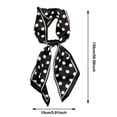 thumbnail image 6 of Angala Elegant Women's Silk Scarves Fashion Dot Print Narrow Long Scarf Lightweight Versatile Accessory For Daily Wear And Styling Soft Stylish Basic Silk Scarves, 6 of 6