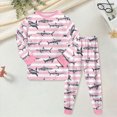 thumbnail image 2 of TOWED22 Toddler Baby Boy Fall Winter Clothes 2pcs Long Sleeve T-Shirt Pocket Joggers Pants Cotton Graphic Outfits Casual Clothing(Pink,8-9 Y), 2 of 9