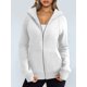 thumbnail image 4 of Sudaderas con Capucha y Cremallera para Mujer, Chaquetas de Forro , Sudaderas de Gran Tamaño, Conjuntos de Moda de Otoño, Suéteres, Ropa de Invierno. M, 4 of 10