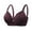 Coffee, variant on Npasoilc Underwire Bra for Women Plus Size Full Coverage Lift Support Unpadded Solid Color Daily Comfort Casual Underwear